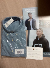 폴로 랄프 로렌(POLO RALPH LAUREN) 커스텀핏 샴브레이 셔츠 - 블루 후기