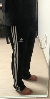 아디다스(ADIDAS) 모던 유로파 트랙팬츠 - 블랙:화이트 / GJ6745 후기