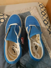 반스(VANS) 올드스쿨 - 네뷸러스 블루:트루 화이트 / VN0A38G11UJ1 후기