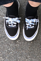 반스(VANS) 어센틱 44 DX - (애너하임 팩토리) OG 블랙:OG 반스 레이스 / VN0A38ENWO41 후기