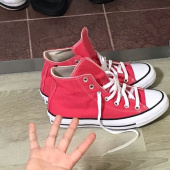 컨버스(CONVERSE) 척테일러 올스타 시즈널 컬러 카르민핑크 168572C 후기