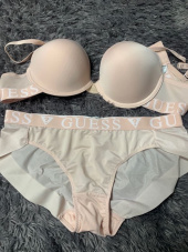 게스언더웨어(GUESS UNDERWEAR) 스킨 베이직 아웃밴드 브라 팬티 세트 후기