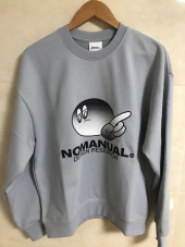 노매뉴얼(NOMANUAL) NOPE! SWEATSHIRT - GRAY 후기