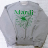 마르디 메크르디(MARDI MERCREDI) SWEATSHIRT THE FLOWER MARDI GREY-GREEN 후기