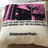 디스이즈네버댓(THISISNEVERTHAT) Facet Cushion Black 후기