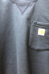 칼하트(CARHARTT) 103852 크루넥 포켓맨투맨 네이비 후기