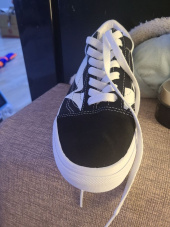 반스(VANS) 올드스쿨 - (워프) 블랙:트루 화이트 / VN0A4U3B21N1 후기