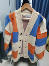 블론드나인(BLOND9) MOSAIC COLORATION CARDIGAN_RED 후기