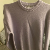 블론드나인(BLOND9) MELANGE ROUND NECK SWEATER_GRAY 후기