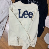 리(LEE) 빅 트위치 루즈핏 크루넥 네이비 후기