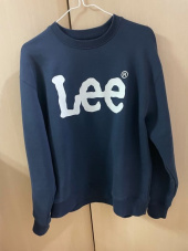 리(LEE) 빅 트위치 루즈핏 크루넥 네이비 후기