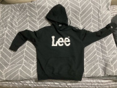 리(LEE) 빅 트위치 루즈핏 후디 네이비 후기