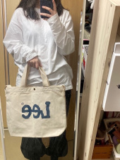 리(LEE) 빅 트위치 투웨이 에코백 아이보리 후기