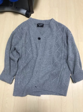 엑스톤즈(XTONZ) XTK009 퍼라고 울 가디건 (BLACK) 후기