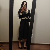 피에이(P/A) 20FW COLOR COMBI DRESS/BLACK 후기