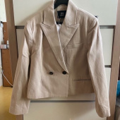 38컴온커먼(38COMEONCOMMON) 20AU DOUBLE BREASTED CROP JACKET (BEIGE) 후기