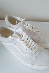반스(VANS) 올드스쿨 - (피그 스웨이드) 마시멜로우:트루 화이트 / VN0A4U3B19A1 후기