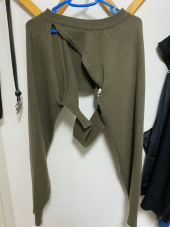 유즈(YUSE) UNBALANCE BOLERO KNIT TOP - DEEP GREEN 후기