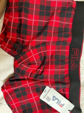 휠라언더웨어(FILA UNDERWEAR) 아웃핏 체크 남성 드로즈 스칼렛(FI4DRC6406MSCT) 후기
