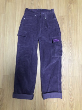 타게토(TARGETTO) CORDUROY WIDE CARGO PANTS_LIGHT PURPLE 후기