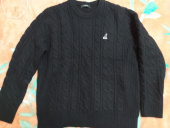 캉골(KANGOL) Aran cable Sweater 1812 BLACK 후기