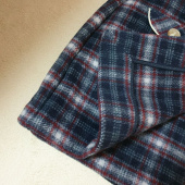 로맨틱크라운(ROMANTIC CROWN) FRONT POCKET CHECK SKIRT_NAVY 후기