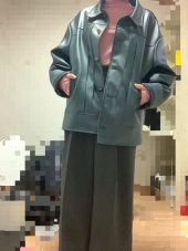 트립르센스(TRIP LE SENS) UNISEX PINTUCK SYNTHETIC LEATHER BLOUSON_GREEN 후기