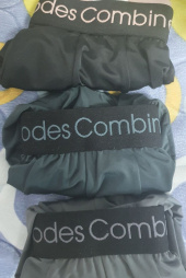 코데즈컴바인 이너웨어(CODES COMBINE INNERWEAR) 베이직 컬러 로고 드로즈 3PACK (BK/GY/DGR) 후기