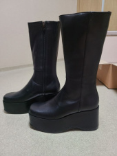 큐리티(CURETTY) C SQUARE TOE BOOTS_BLACK 후기