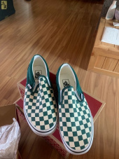 반스(VANS) 클래식 슬립온 - (체커보드) 블랙:화이트 / VN000EYEBWW1 후기