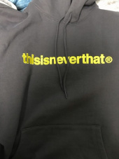 디스이즈네버댓(THISISNEVERTHAT) T-Logo Hooded Sweatshirt Black (003) 후기