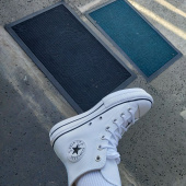 컨버스(CONVERSE) 척테일러 올스타 리프트 클린 레더 화이트 561676C 후기