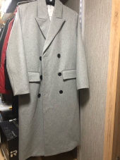 라퍼지 포 우먼(LAFUDGE FOR WOMAN) 울 리치 더블 롱 코트_Snow Gray 후기