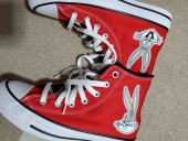 컨버스(CONVERSE) 컨버스 X 벅스 버니 척테일러 올스타 레드 169224C 후기
