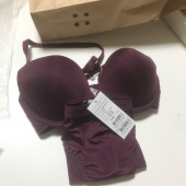 코데즈컴바인 이너웨어(CODES COMBINE INNERWEAR) 아웃밴드 솔리드 와인 브라 팬티 세트 후기