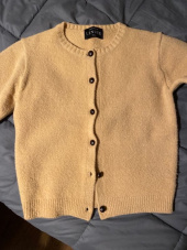르누이(LENUÉE) Bridget Boucle cardigan (Gold beige) 후기