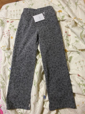 룩캐스트(LOOKAST) BEIGE LEOPARD DENIM PANTS 후기