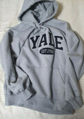 예일(YALE) 2 TONE ARCH HOODIE BLACK 후기