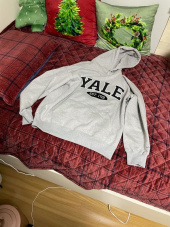 예일(YALE) 2 TONE ARCH HOODIE GRAY 후기