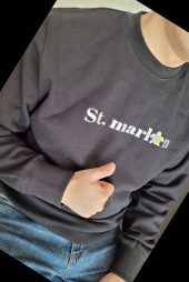 세인트말론(SAINT MARLON) 말론 레터링 스웨트셔츠 블랙 후기