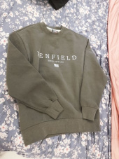 펜필드(PENFIELD) 레트로 클래식 피그먼트 기모 맨투맨 KHAKI_FL4KM03U 후기
