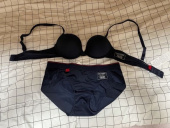 코데즈컴바인 이너웨어(CODES COMBINE INNERWEAR) 원포인트 네이비 브라 팬티 세트 후기
