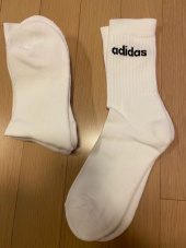 아디다스(ADIDAS) BS 크루삭스 3P - 화이트:블랙 / CF3388 후기