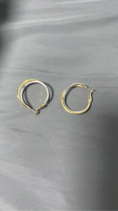 레이지던(LAZYDAWN) two-tone layered earring E009 후기