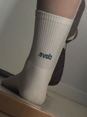 클로브(CLOVE) Clove Logo Socks (Ivory) 후기