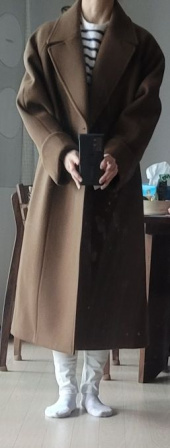 인사일런스 우먼(INSILENCE WOMEN) 오버사이즈 래글런 슬리브 코트 BROWN HERRINGBONE 후기