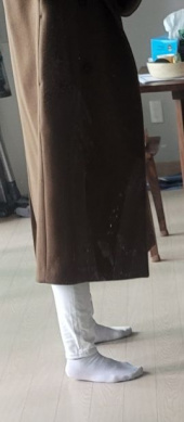 인사일런스 우먼(INSILENCE WOMEN) 오버사이즈 래글런 슬리브 코트 BROWN HERRINGBONE 후기