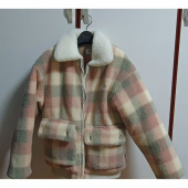 타게토(TARGETTO) CHECK BIG POCKET SHEARING JACKET_LIGHT BLUE 후기