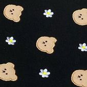 어프어프(EARPEARP) Dot flower bear-black-13inch notebook pouch(13인치 노트북파우치) 후기
