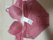 코데즈컴바인 이너웨어(CODES COMBINE INNERWEAR) 레터링 아웃밴드 인디핑크 브라 팬티 세트 후기